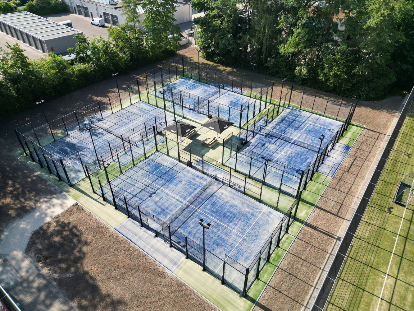 Padel Court Drainage Systems in Houston, TX - Professional padel court construction services